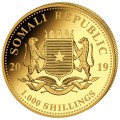 GOLD 1 oz LEOPARD 2019 SOMALIA 1000 Shillings