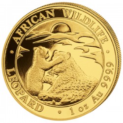 GOLD 1 oz LEOPARD 2019 SOMALIA 1000 Shillings