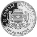 1 oz silver SOMALIA LEOPARD 2019 - 100 shillings