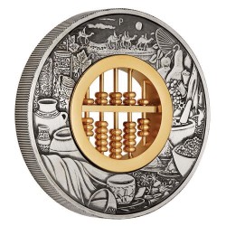 *** Abacus 2019 2oz Silver Antiqued Coin ***